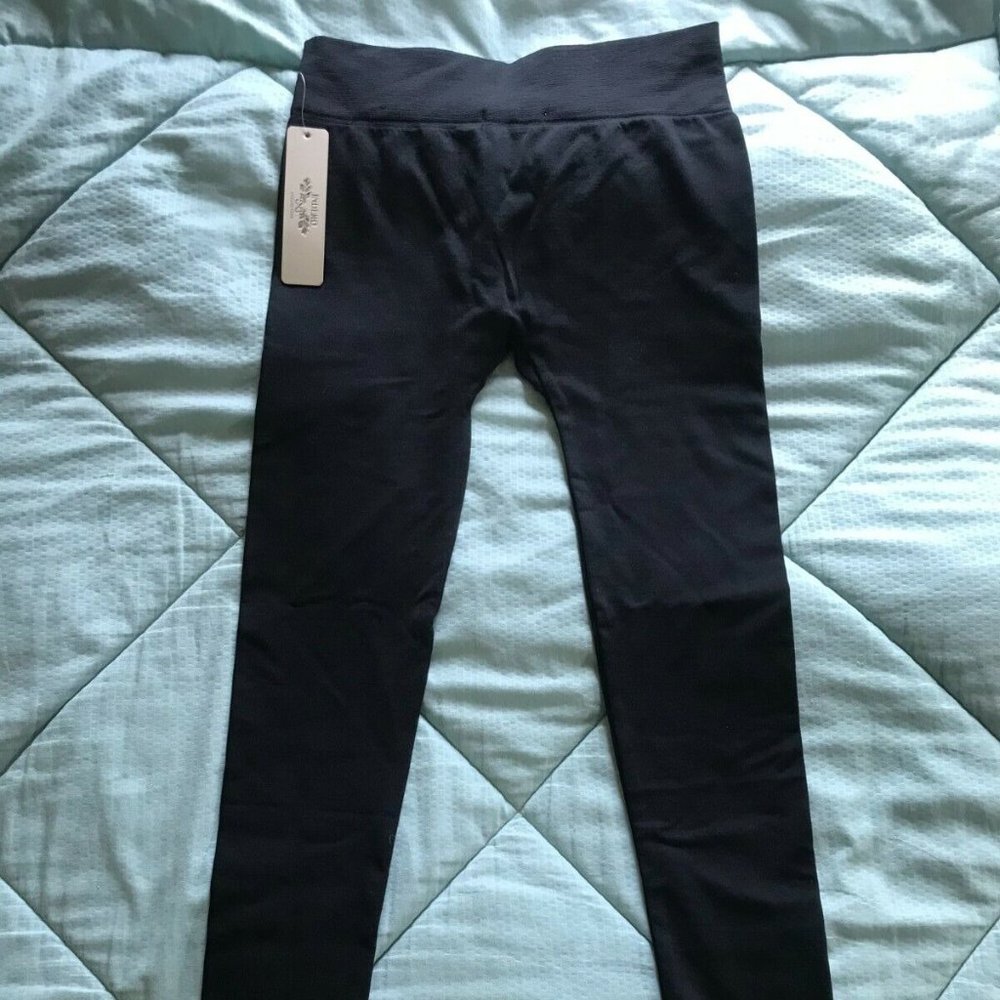 Black cotton women leggings - small/medium